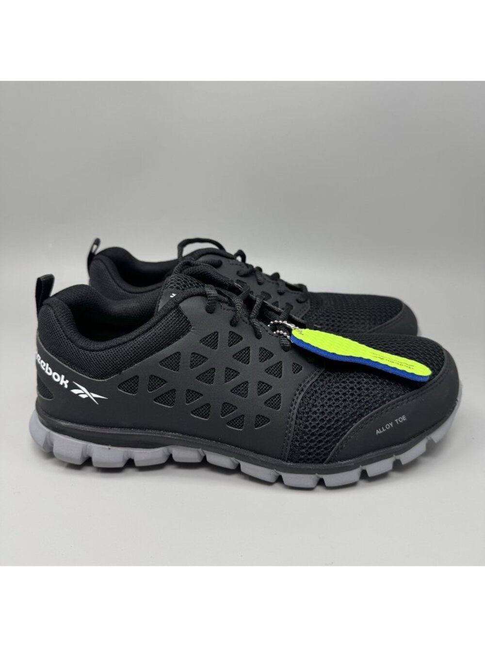 REEBOK ASTM F2413-18 Steel Toe Work Shoes Womens Size 10 Mens Size 8 Black New